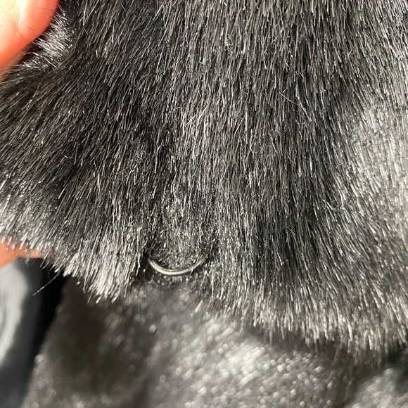 Dennis Basso faux fur coat 1X Luxury alternative to real fur Vegan friendly Luxe - Picture 4 of 10